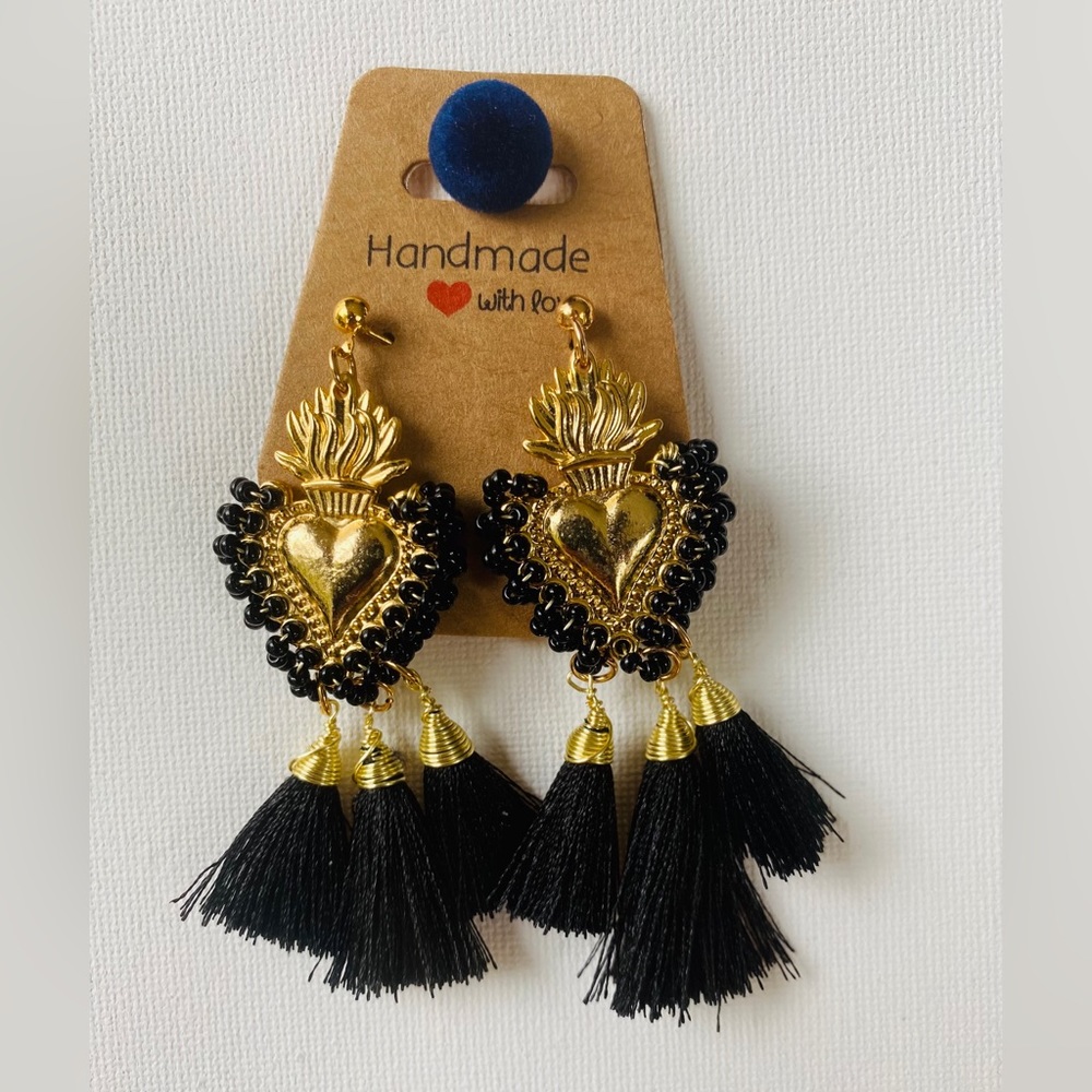 Handmade beaded earrings